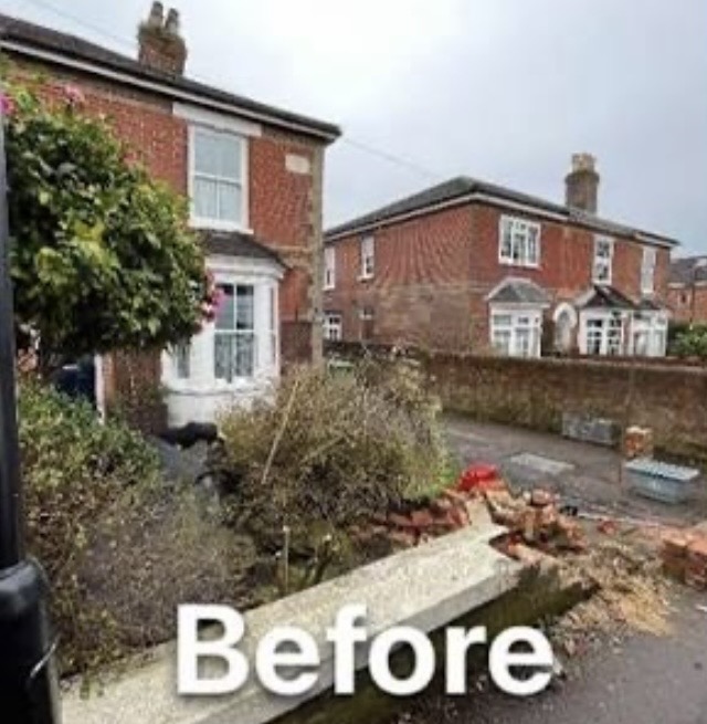 Before - FRONT GARDEN TRANSFORMATION