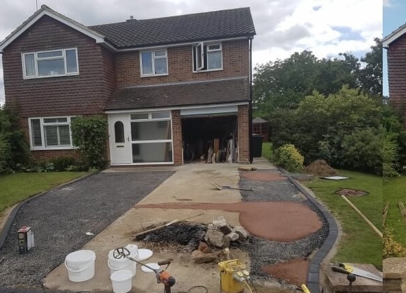 Before - FULL DRIVEWAY INSTALLATION
